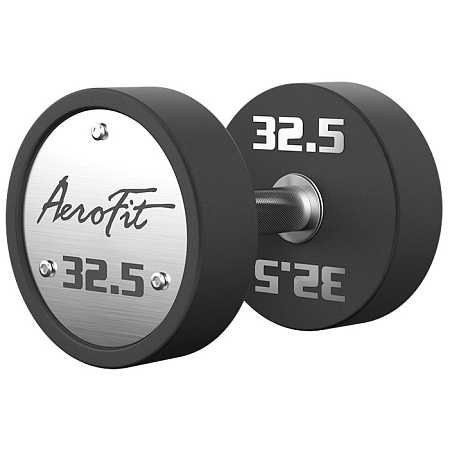 Набор полиуретановых гантелей , 27,5-37,5 кг, 5 пар AeroFit AFPUDB27.5-37 | Aerofit Professional | aero-fitnes.ru