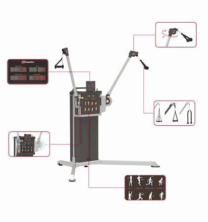 Многофункциональный HIIT тренажер Impulse HSP-PRO001 | Aerofit Professional | aero-fitnes.ru