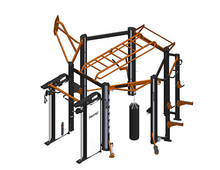 Профессиональный комплекс для групповых, функциональных, кросфит и workout тренировок Inotec Р6 TOP | Aerofit Professional | aero-fitnes.ru