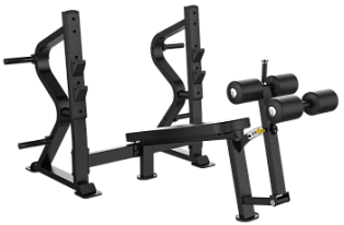 Олимпийская скамья с отрицательным наклоном для жима Impulse SL7030 | Aerofit Professional | aero-fitnes.ru