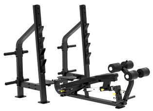 Олимпийская скамья с регулируемым углом наклона Impulse SL7041 | Aerofit Professional | aero-fitnes.ru