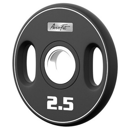 Олимпийский полиуретановый диск 2,5 кг Aerofit AFPUPLB2.5 | Aerofit Professional | aero-fitnes.ru