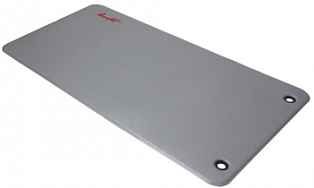 Гимнастический коврик Aerofit с отверстиями для хранения, серый | Aerofit Professional | aero-fitnes.ru