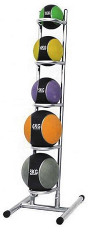 Стойка для хранения 5-ти штук набивных мячей Aerofit AFMBR5 | Aerofit Professional | aero-fitnes.ru