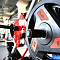Олимпийский обрезиненный диск Aerofit 20 кг, черно-синий | Aerofit Professional | aero-fitnes.ru