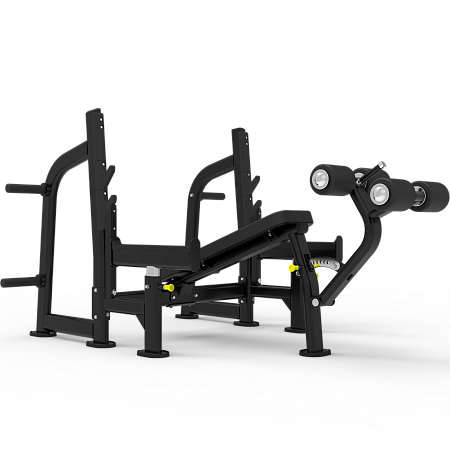 Олимпийская скамья с отрицательным наклоном для жима Impulse ITF8204 | Aerofit Professional | aero-fitnes.ru