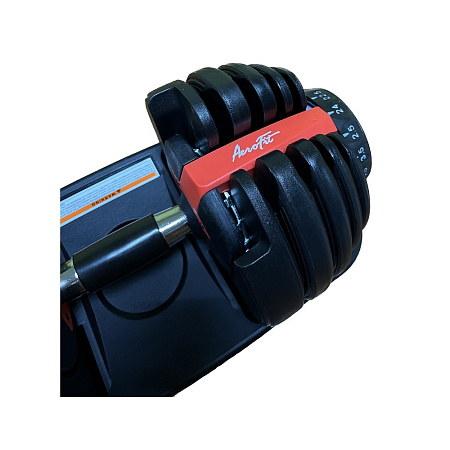 Гантель регулируемая, от 2,5 кг до 24 кг. Aerofit AFGRB-24KG | Aerofit Professional | aero-fitnes.ru