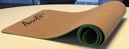 Коврик для йоги пробковый Aerofit | Aerofit Professional | aero-fitnes.ru
