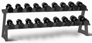 Стойка для хранения 9-ти пар гантелей Aerofit AFDBR9 | Aerofit Professional | aero-fitnes.ru