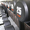 Набор обрезиненных гантелей Aerofit 27,5-37,5 кг (5 пар) | Aerofit Professional | aero-fitnes.ru