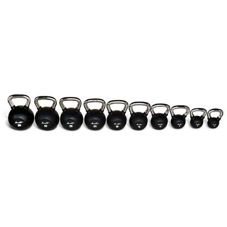Гиря обрезиненная с хромированной рукояткой 12 кг Aerofit AFBK12 | Aerofit Professional | aero-fitnes.ru
