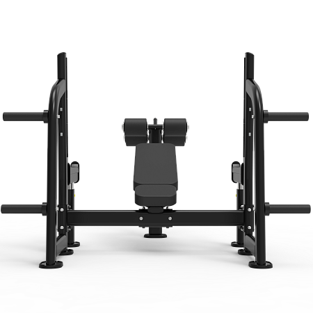 Олимпийская скамья с отрицательным наклоном для жима Impulse ITF8204 | Aerofit Professional | aero-fitnes.ru