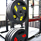 Олимпийский обрезиненный диск Aerofit 1,25 кг, черно-желтый | Aerofit Professional | aero-fitnes.ru