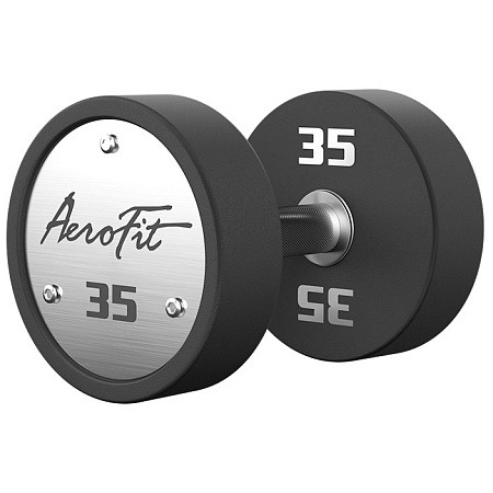Набор полиуретановых гантелей , 27,5-37,5 кг, 5 пар AeroFit AFPUDB27.5-37 | Aerofit Professional | aero-fitnes.ru