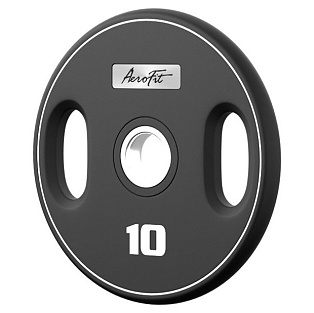 Олимпийский полиуретановый диск 10 кг Aerofit AFPUPLB10 | Aerofit Professional | aero-fitnes.ru