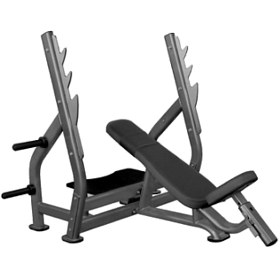 Наклонная скамья для жима лежа со стойками Impulse IT7015 | Aerofit Professional | aero-fitnes.ru