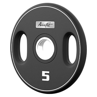Олимпийский полиуретановый диск 5 кг Aerofit AFPUPLB5 | Aerofit Professional | aero-fitnes.ru