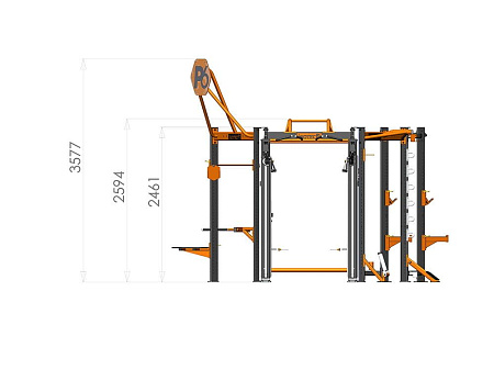 Профессиональный комплекс для групповых, функциональных, кросфит и workout тренировок Inotec Р6 TOP PLUS | Aerofit Professional | aero-fitnes.ru