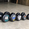 Набор обрезиненных гантелей Aerofit 2,5-25 кг (10 пар) | Aerofit Professional | aero-fitnes.ru