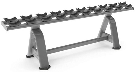 Одноярусная стойка для гантелей Inotec Е49 | Aerofit Professional | aero-fitnes.ru