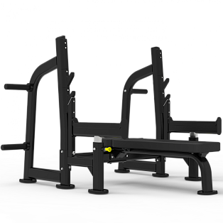 Олимпийская горизонтальная скамья для жима со страховочными упорами Impulse ITF8202+ITF8202OPT | Aerofit Professional | aero-fitnes.ru