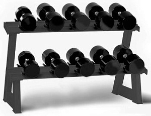 Стойка для хранения 5-ти пар гантелей Aerofit AFDBR5 | Aerofit Professional | aero-fitnes.ru