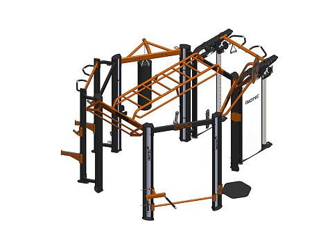 Профессиональный комплекс для групповых, функциональных, кросфит и workout тренировок Inotec Р6 TOP | Aerofit Professional | aero-fitnes.ru