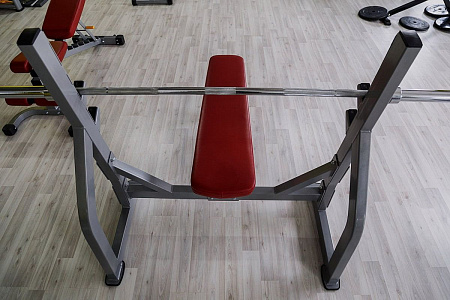 Олимпийская скамья для жима лежа со стойками Impulse IFOFB | Aerofit Professional | aero-fitnes.ru