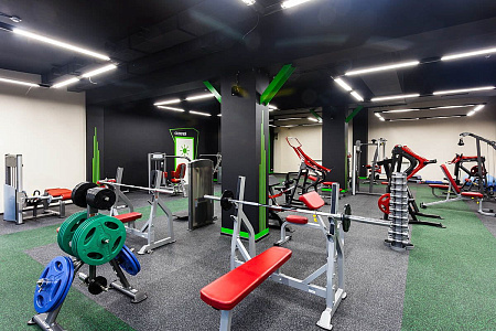 Олимпийская скамья для жима лежа со стойками Impulse IFOFB | Aerofit Professional | aero-fitnes.ru
