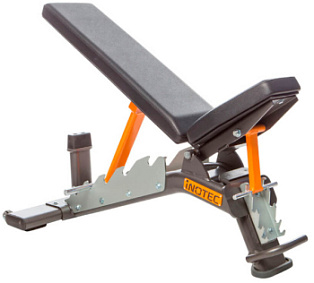 Скамья с регулируемым углом наклона Inotec A31 | Aerofit Professional | aero-fitnes.ru