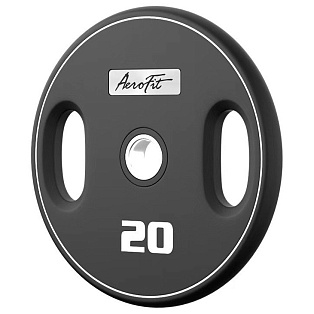 Олимпийский полиуретановый диск 20 кг Aerofit AFPUPLB20 | Aerofit Professional | aero-fitnes.ru