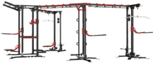 Комбинация №6 Impulse HZ7002+HZ7004+HZ7001+HZ7004+HZ7003+HZ7004+HZ7002 | Aerofit Professional | aero-fitnes.ru