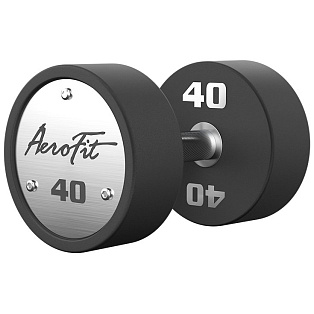 Набор полиуретановых гантелей, 40-50 кг, 5 пар AeroFit AFPUDB40-50 | Aerofit Professional | aero-fitnes.ru