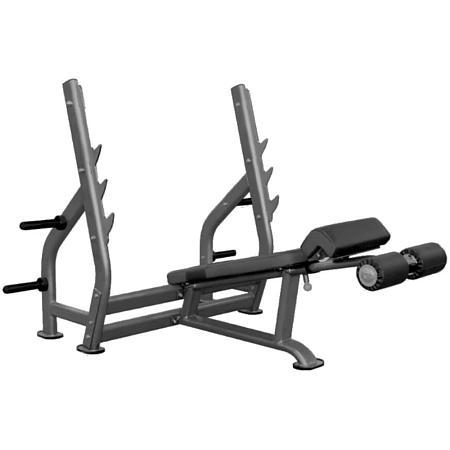 Олимпийская скамья с отрицательным наклоном Impulse IT7016 | Aerofit Professional | aero-fitnes.ru