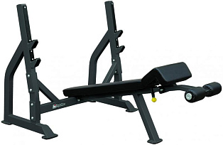 Олимпийская скамья для жима с отрицательным наклоном Impulse IFODB | Aerofit Professional | aero-fitnes.ru