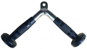 V-образный гриф для тяги на трицепс с полиуретановыми рукоятками Aerofit | Aerofit Professional | aero-fitnes.ru